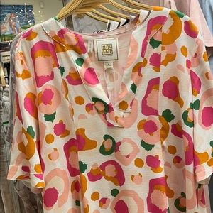 Emily McCarthy pink cheetah dress